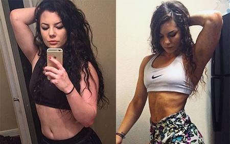 女人健身一年后的变化太惊喜了，坚持健身身材会有哪些改变