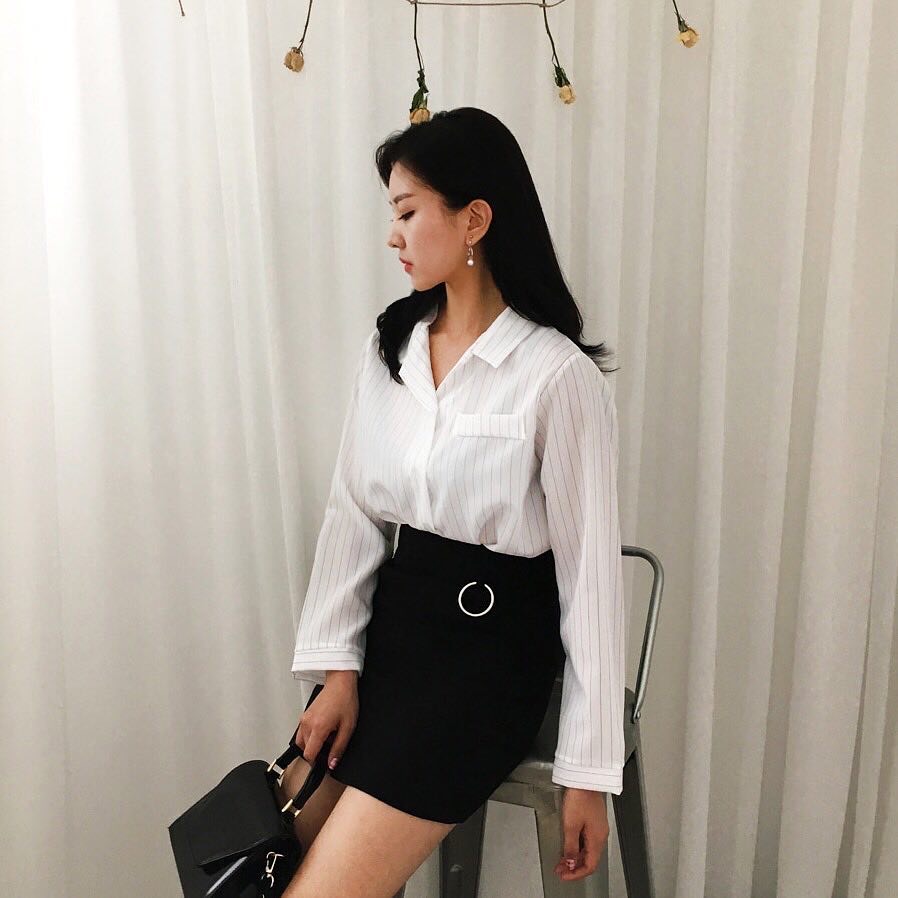 办公室紧身包臀裙搭配,办公室上班穿超短裙子好吗