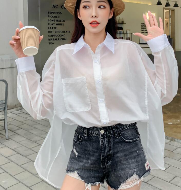 若隐若现白衬衫图片,薄如蝉翼衣服图片大全