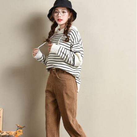 灯芯绒裤子配什么鞋,灯芯绒裤子适合胖子吗