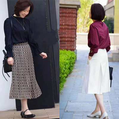 中老年女士穿衣搭配,中老年女性怎样穿衣搭配