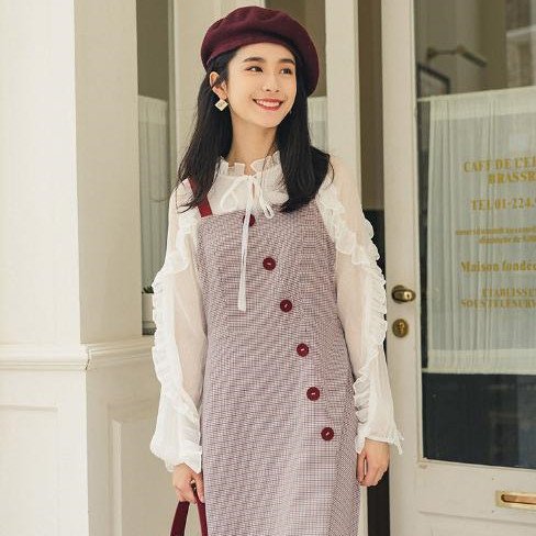 背带裙怎么搭才好看,背带裙怎么搭配更潮流