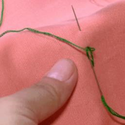 锁边手工针线缝法，隐形针线缝法