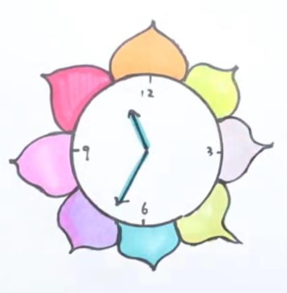 花钟怎么画，花钟怎么画简便
