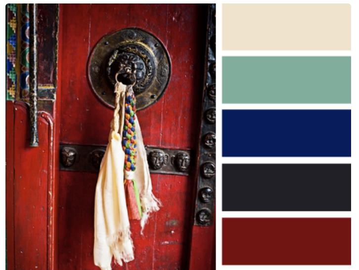 颜色配色表大全,万能配色口诀