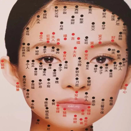 女人痣的解释图，脸上痣的解释图