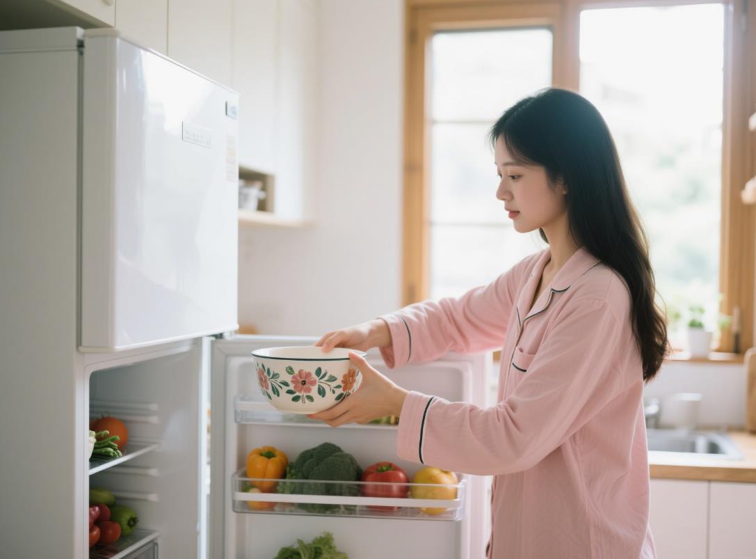 冰箱能不能放碗