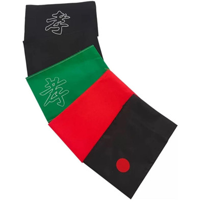 戴孝的颜色代表辈分，各个辈分戴的孝服颜色