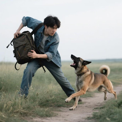 应对狗追咬的方法