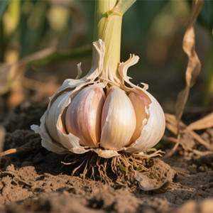 大蒜只长皮不长蒜是什么原因