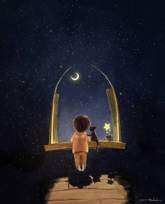 最适合夜深人静的绘画图(1/21)