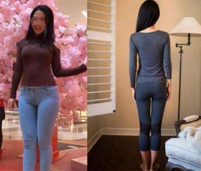 宽胯与窄胯的区别图，女人胯宽和胯窄对比图