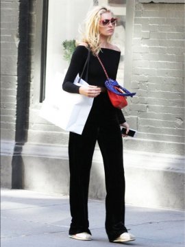 阔腿裤的上衣怎么搭,时髦显高又好看又显气质