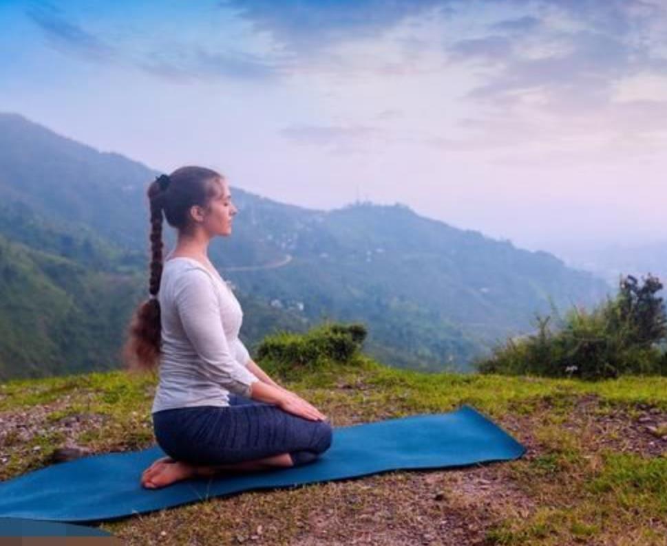 莲花坐的正确姿势图片