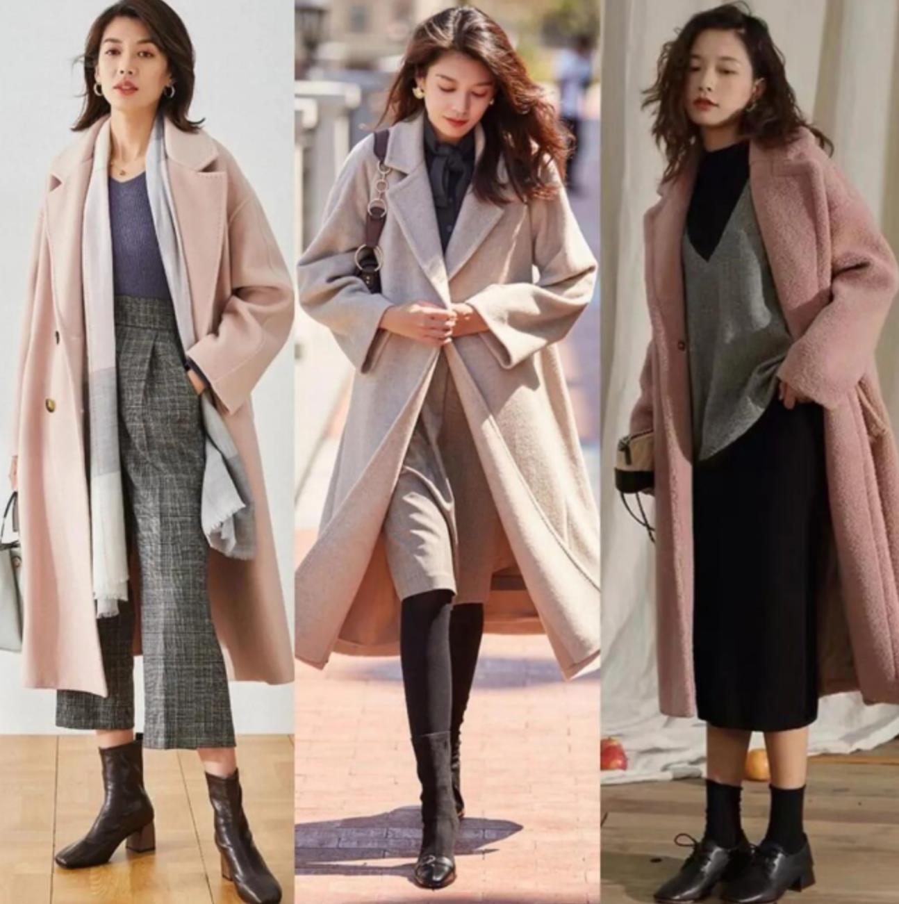 四十岁女人毛呢套装搭配图00