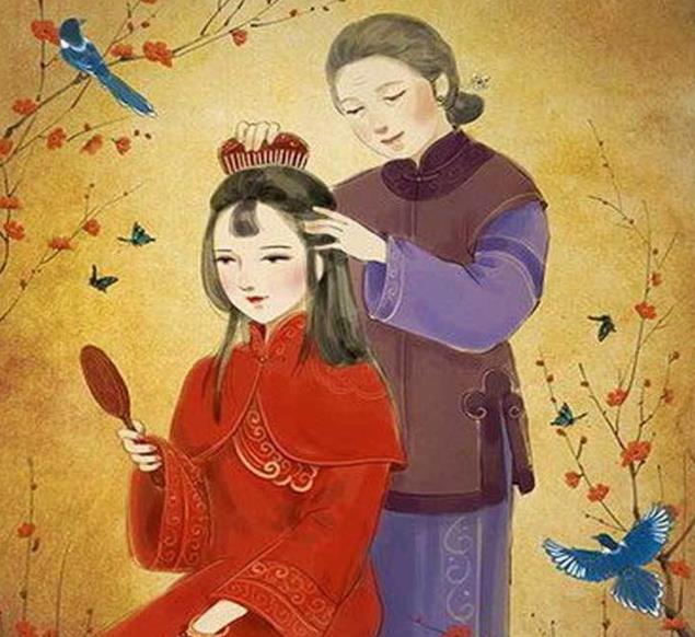 梳子就是相思的象征,并且还说用爱人送的梳子梳头两个人就能白头偕老