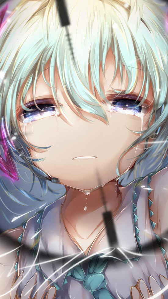 独自一人仰天流泪的图片