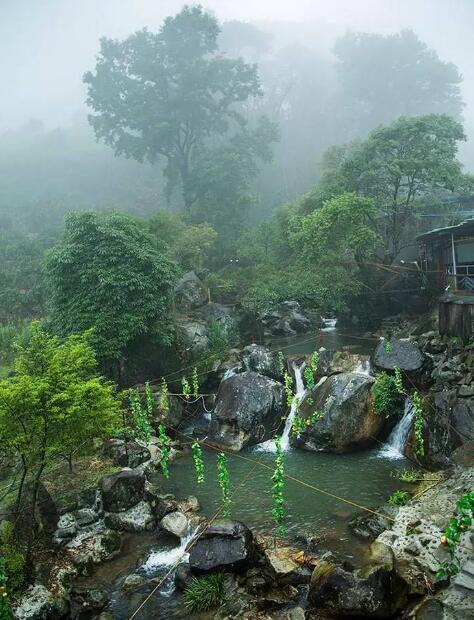 大山深处世外桃源图片,大山深处美景真实照片