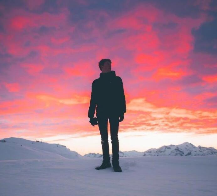 男人逆境励志图片