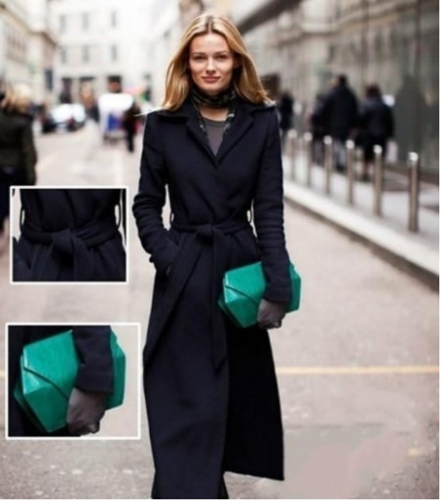 藕色搭配什么颜色高级,藏青色大衣配什么包包好看