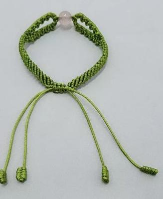 狐狸手链编织图解，吊坠挂绳打结方法