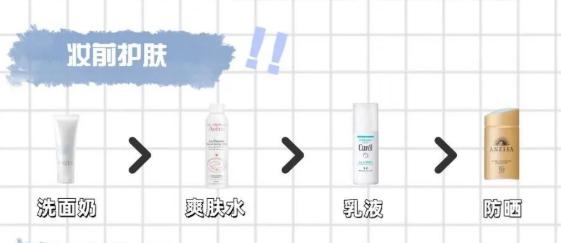 女生初学者化妆全过程，女生出门化妆顺序