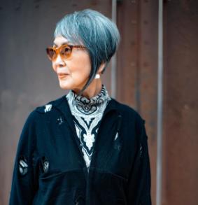 老年蘑菇头发型图片女老年