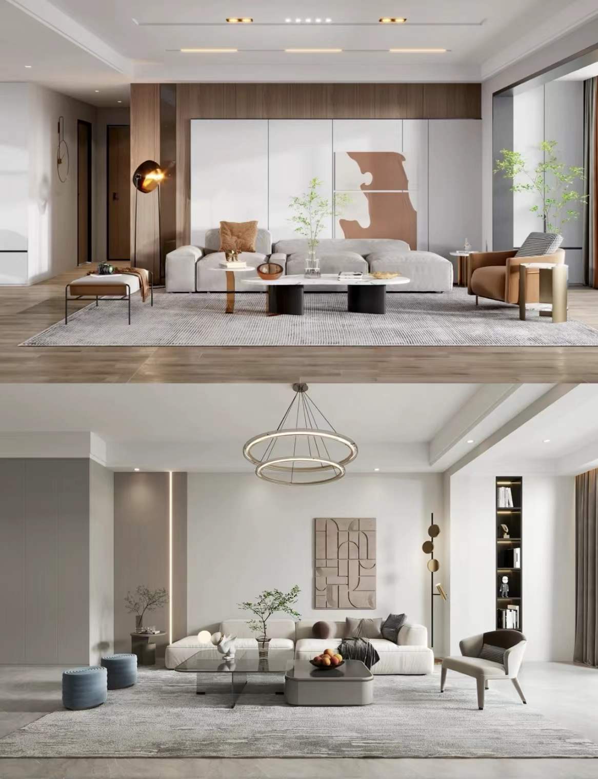 轻奢莫兰迪色系装修图