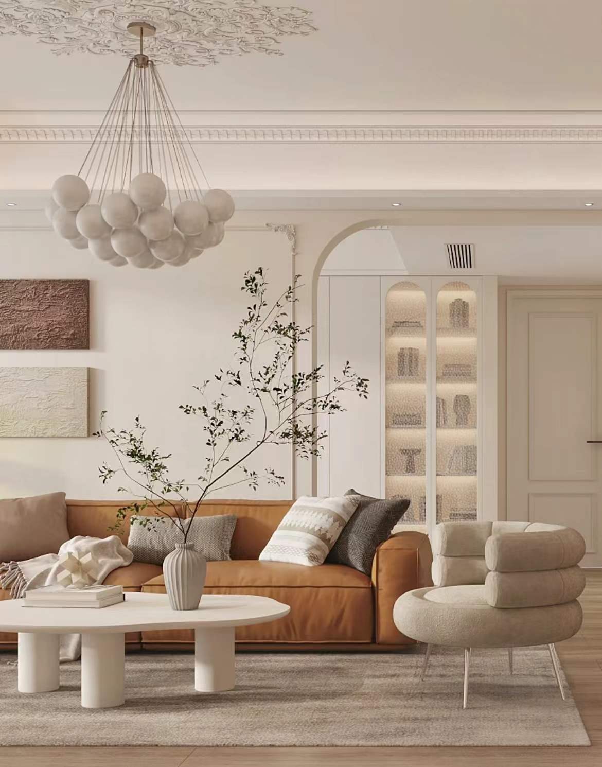 适合年轻人的暖色装修风格效果图