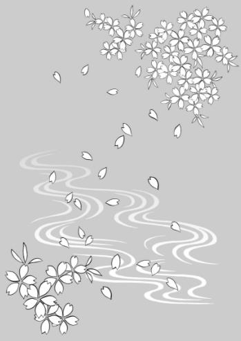 樱花飘落的图片唯美,樱花飘落的图片简笔画