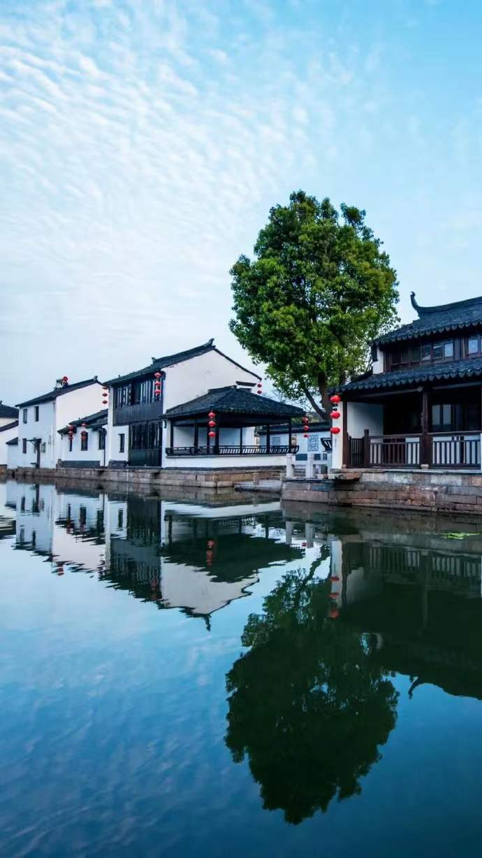 有山有水山间小屋图片,江南水乡图片壁纸