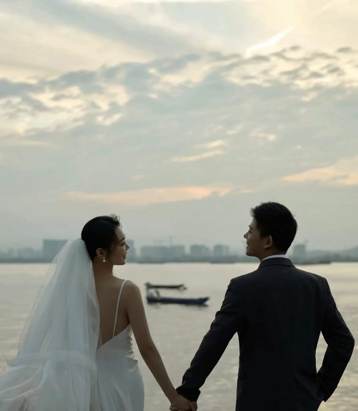 浪漫婚纱背景图片大全,唯美浪漫婚纱背影图片