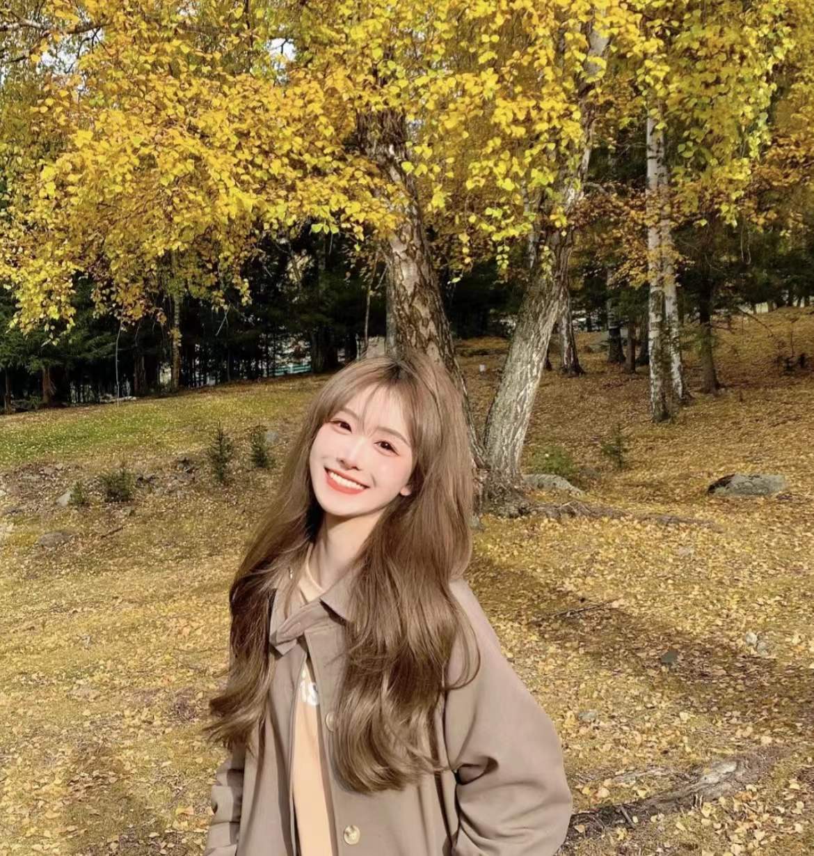 亚麻色头发图片效果图