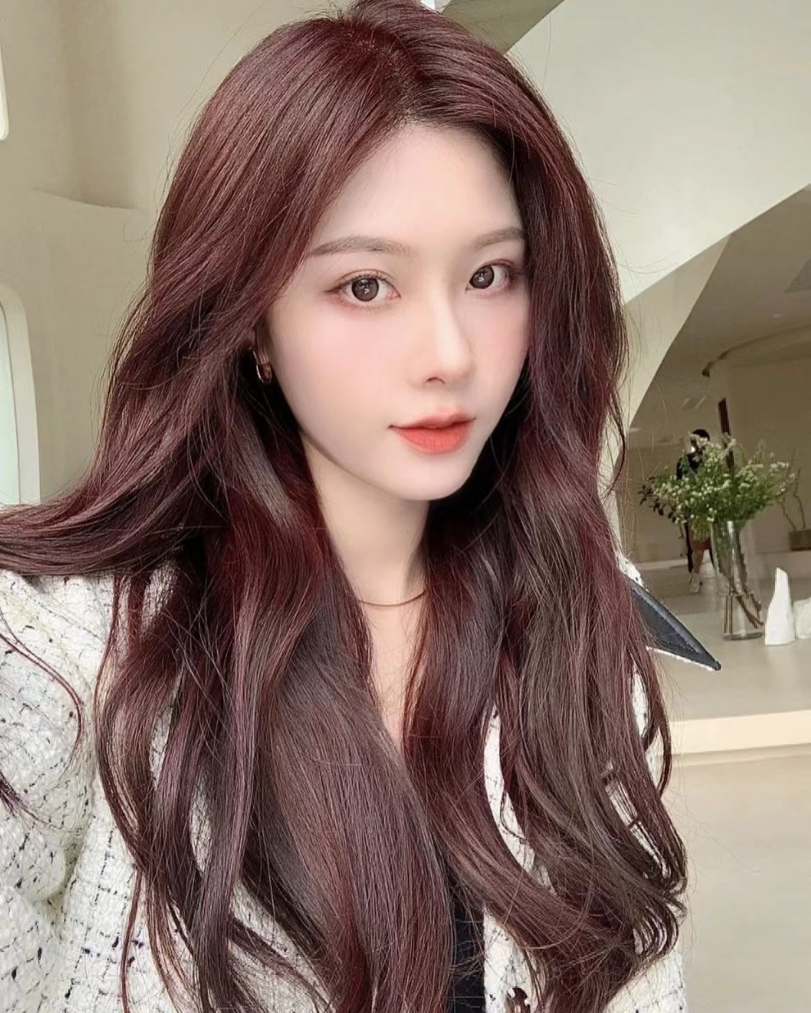 女生发色好看图片