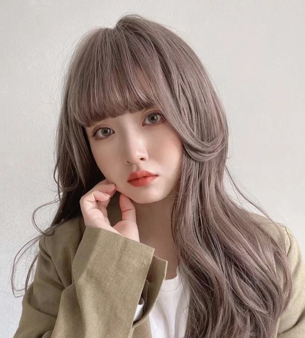 女生发色好看图片