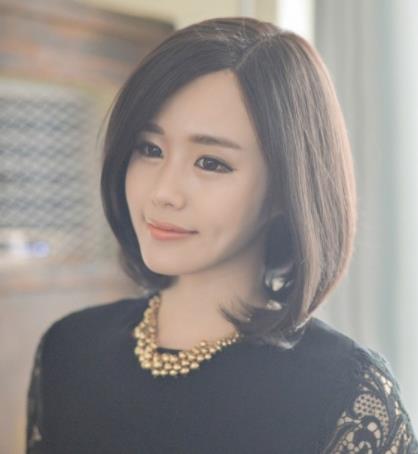 偏分波波头发型图片