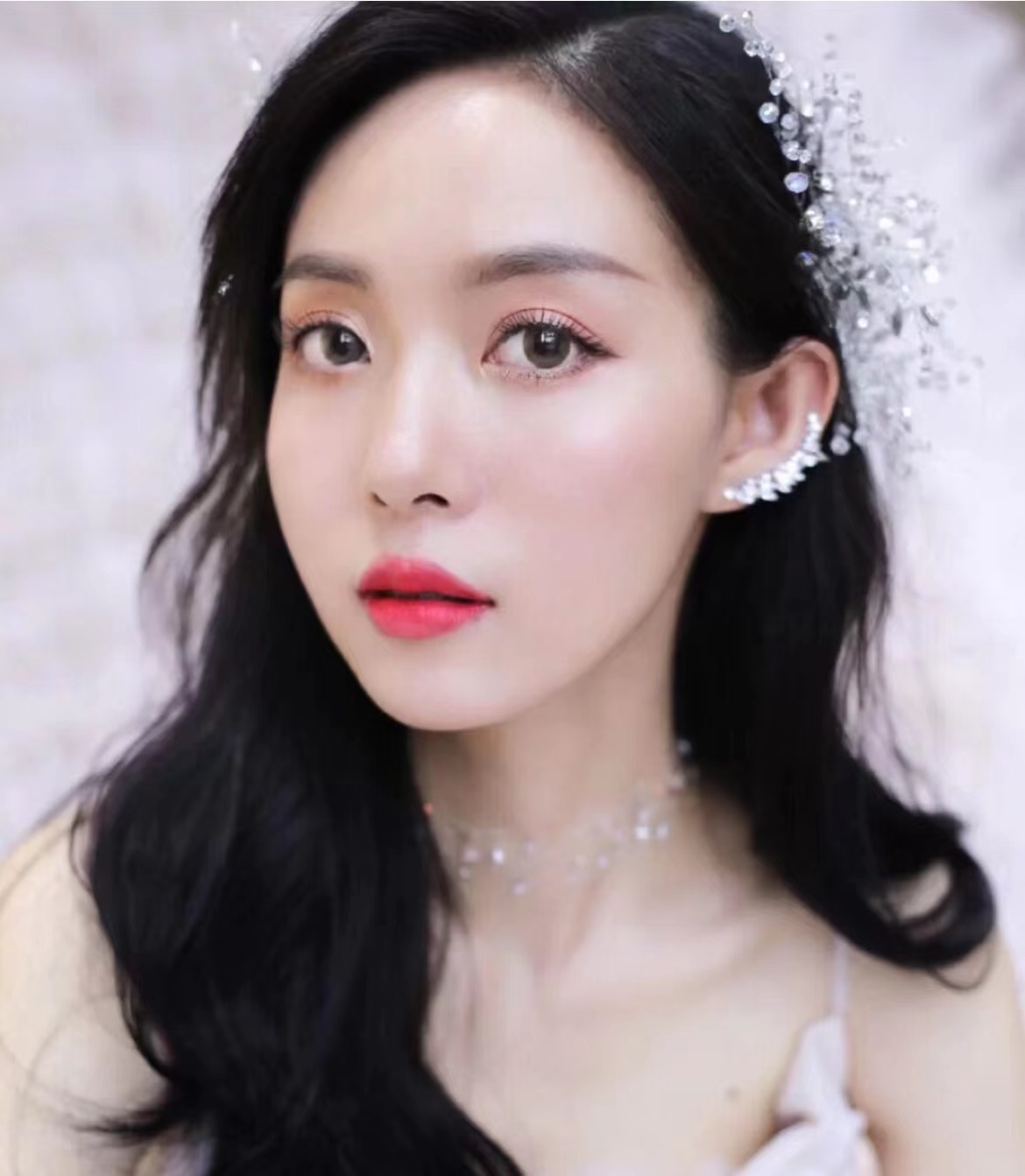 新娘披肩发型图片