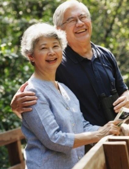 浪漫夫妻白头到老图片,夫妻相伴一生白头到老图片