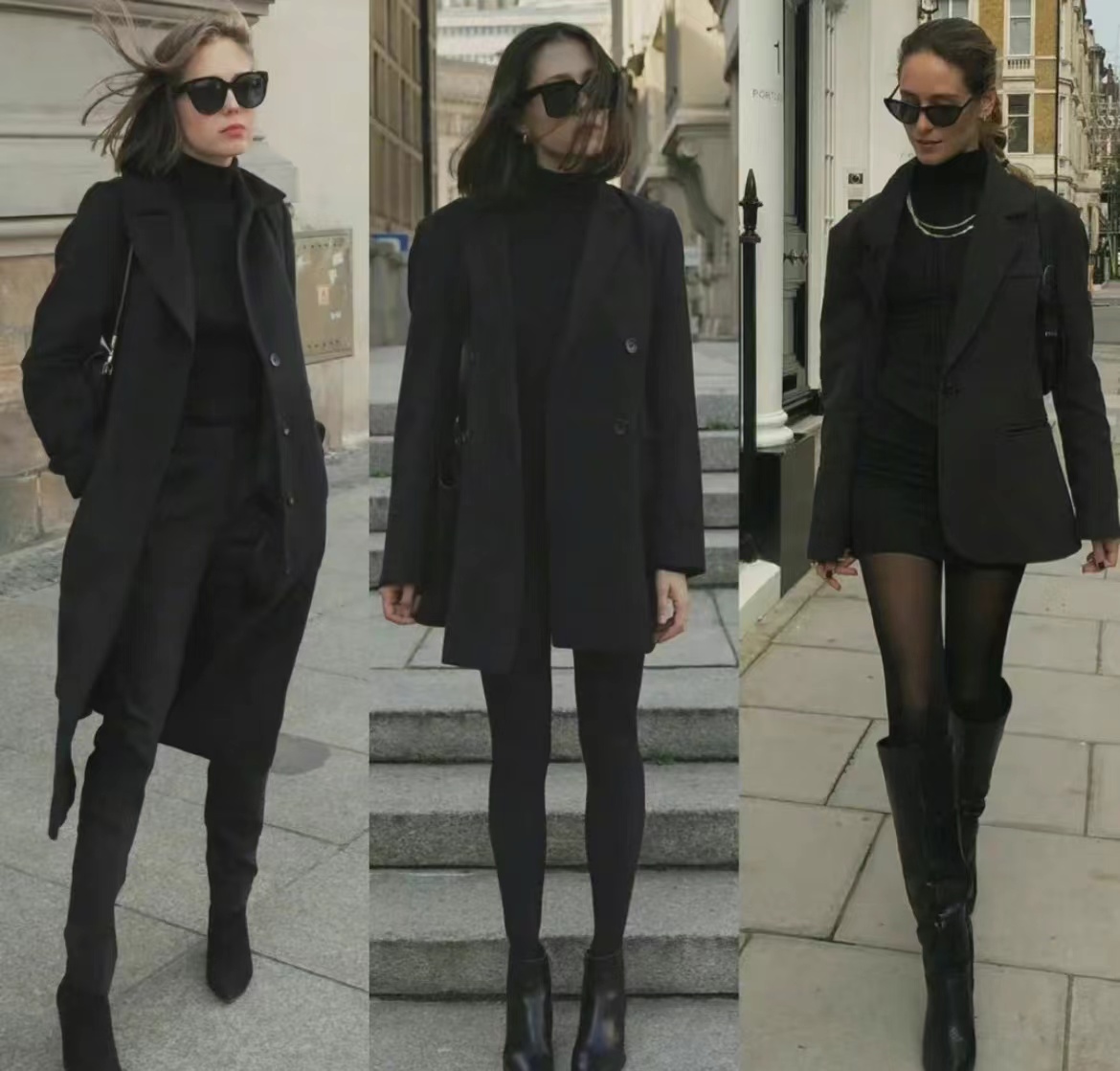 野性十足的欧美女人冬季穿衣搭配