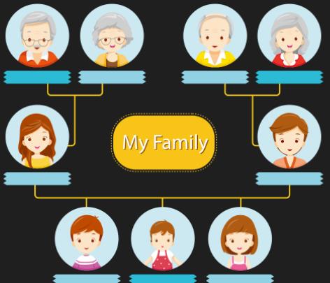 家庭关系的正确顺序图