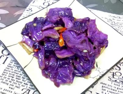 紫包菜好吃的做法,紫包菜好吃的月子餐做法