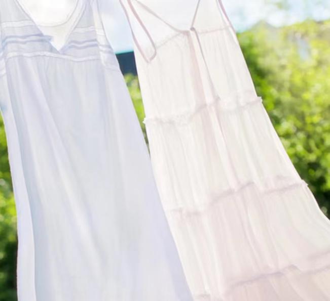 夏天晾衣服掉色怎么办，白衣服怎么才能不变黄