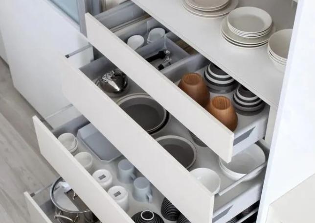 厨房餐具怎么收纳,用什么收纳工具整理厨房干净整洁