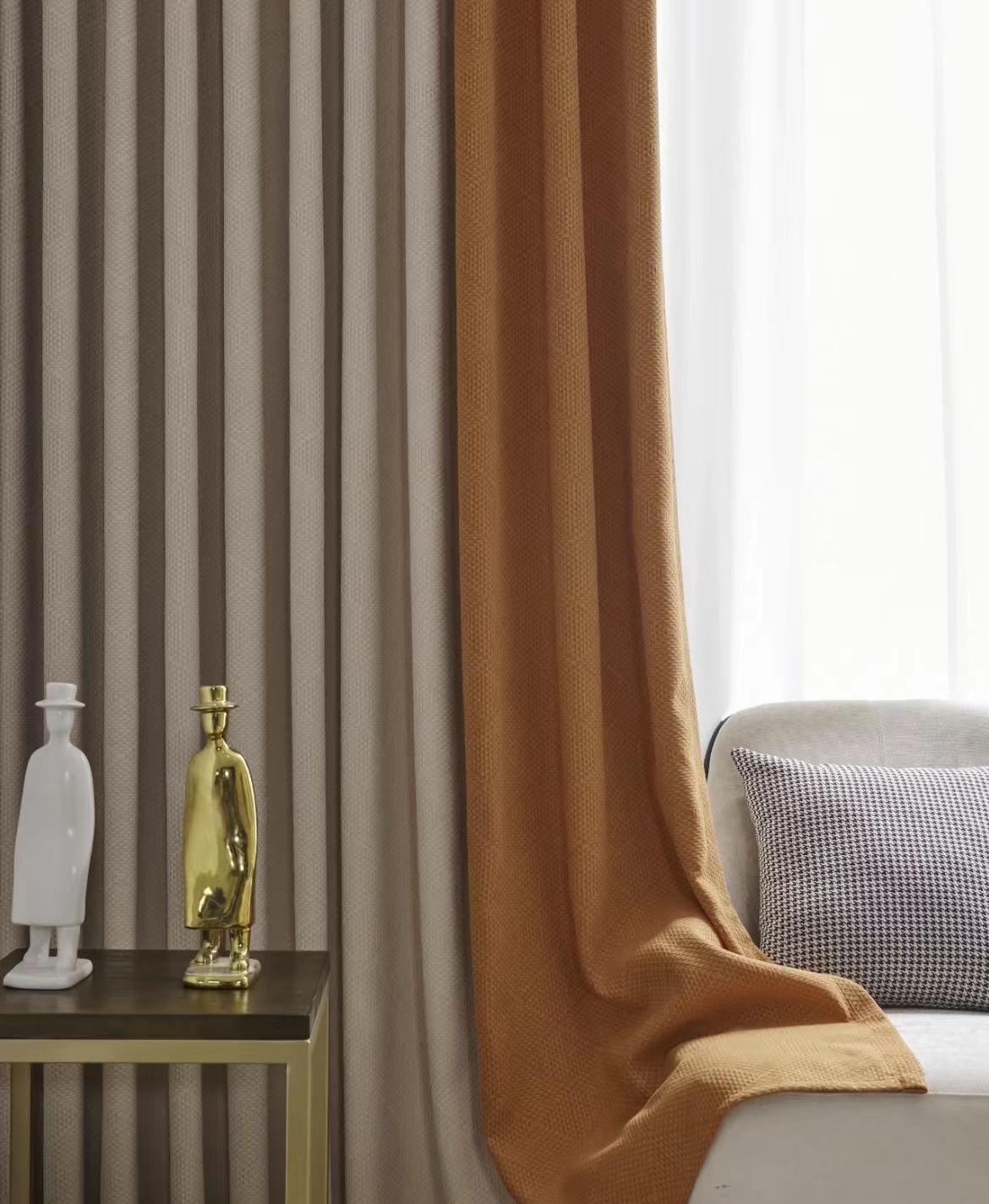 客厅最旺三种颜色窗帘图片-528时尚网