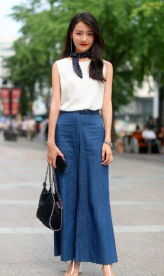 裙裤怎么搭配上衣,裙裤怎么搭配衣服好看