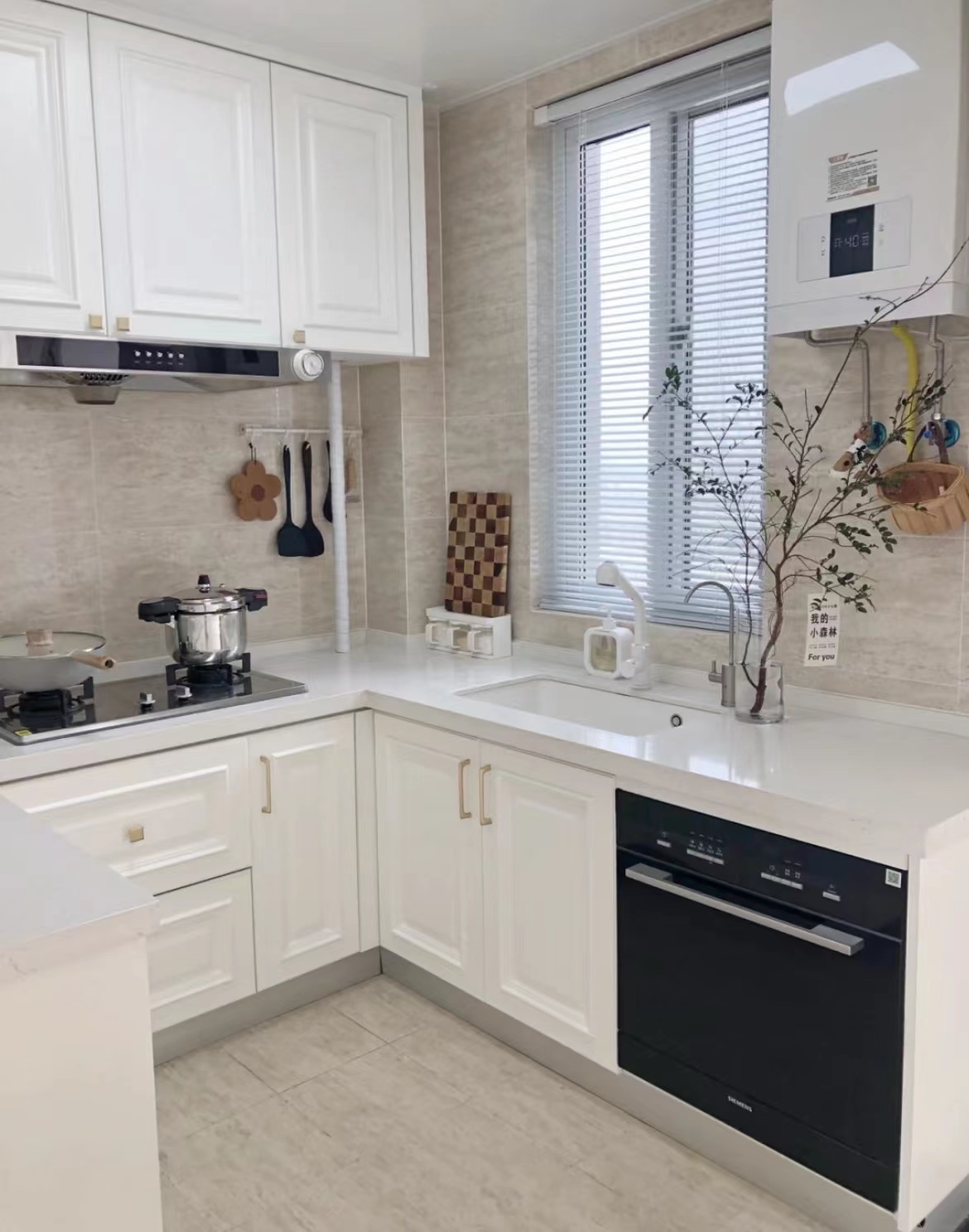 4平米u型厨房设计图,4平方小厨房装修效果图大全