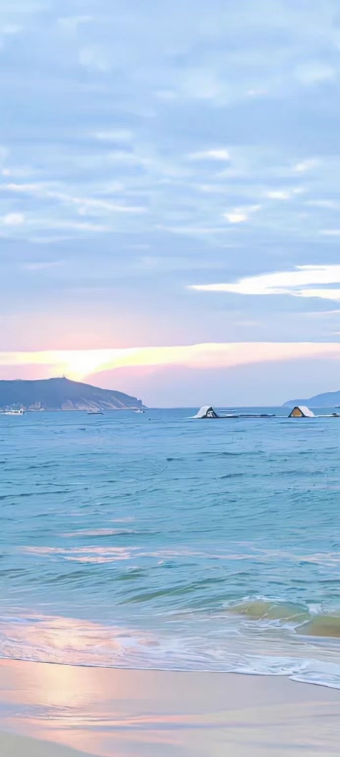 美丽的碧海蓝天壁纸，青山绿水蓝天壁纸