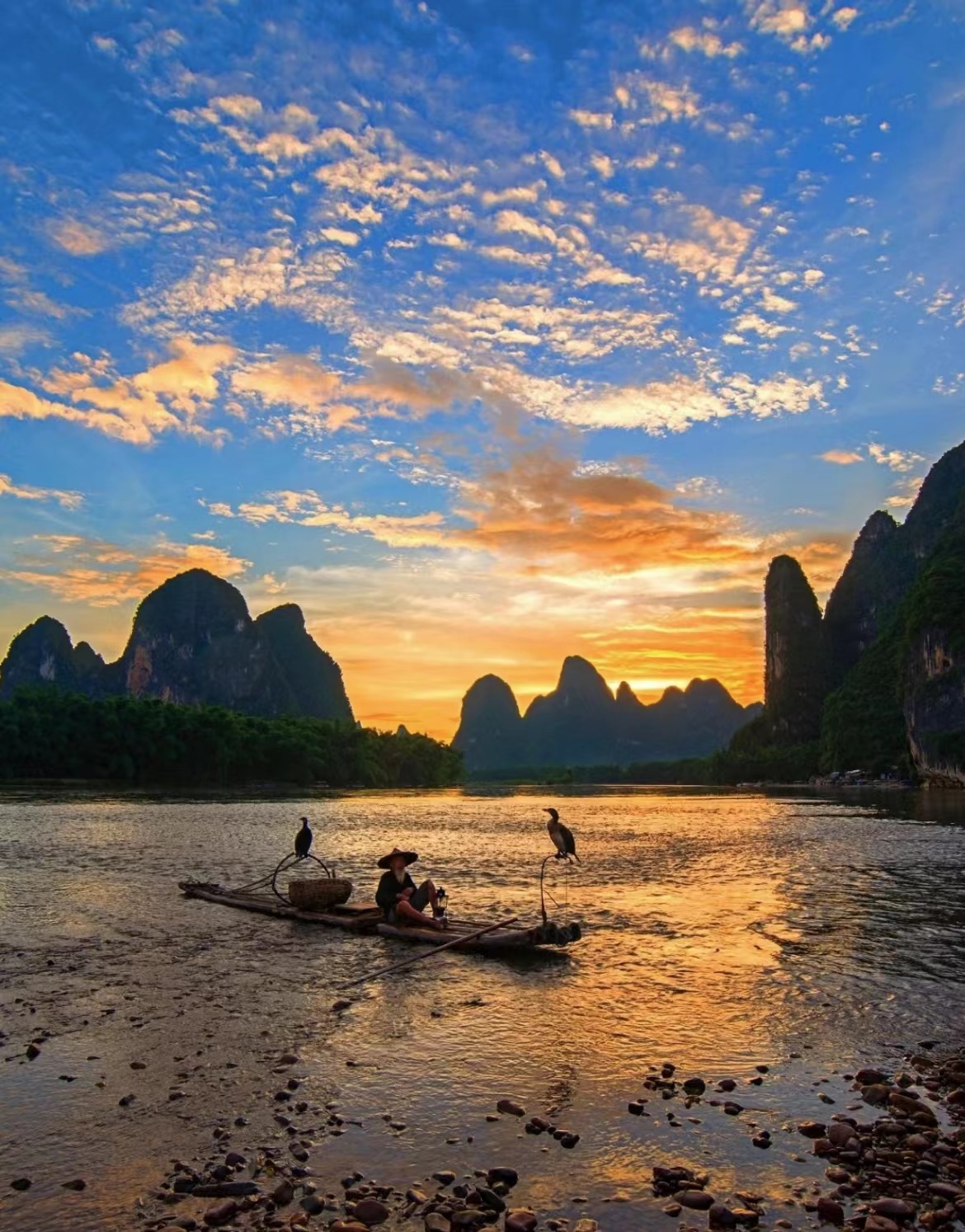 桂林山水风景图,山水风景图