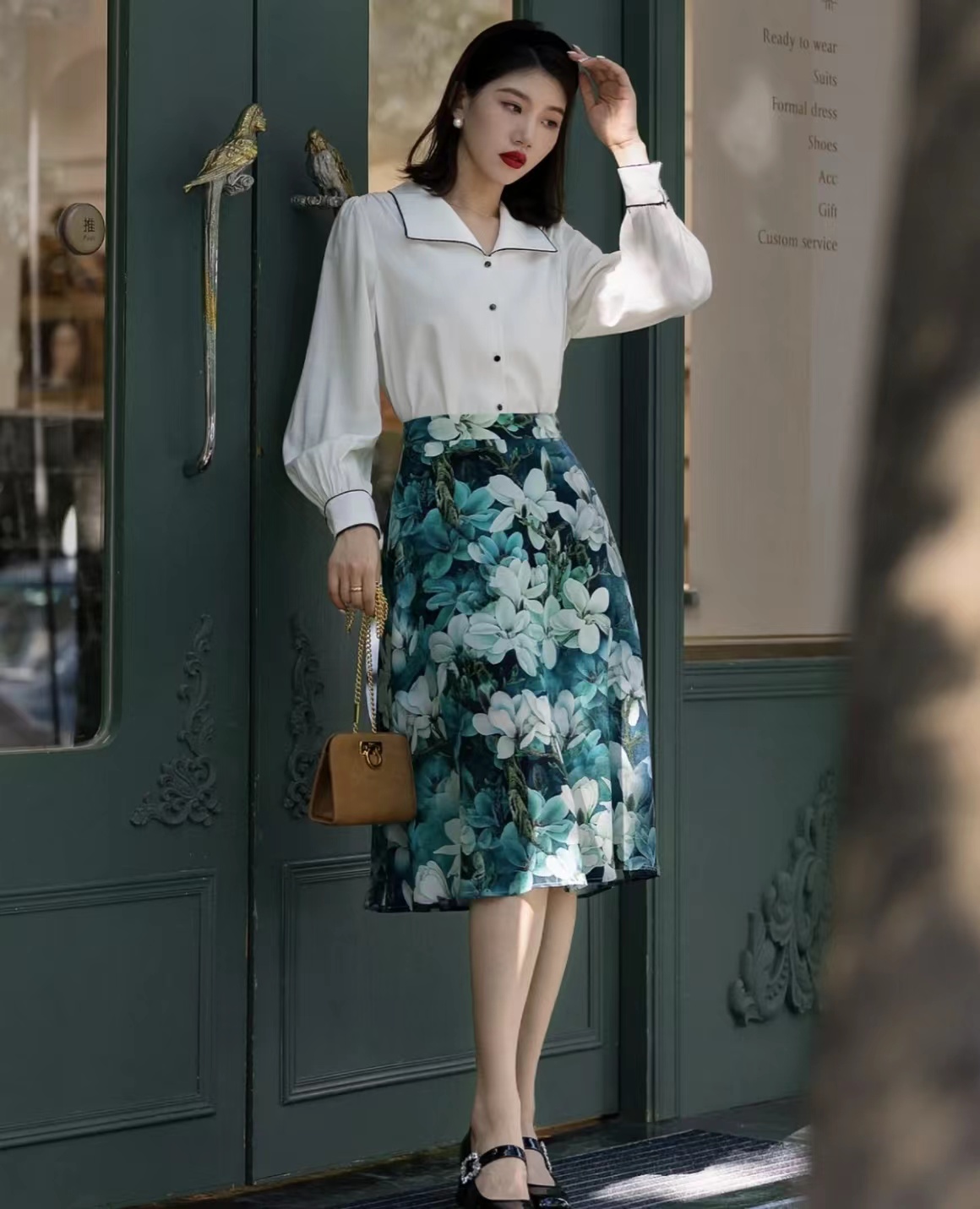 女生半身裙穿搭,今年流行的半身裙穿搭