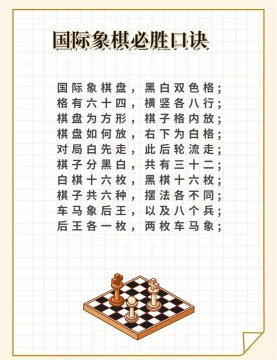下象棋口诀表，象棋正确心算方法
